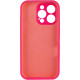 Чохол Silk Full Camera Protective (AA) NO LOGO для Apple iPhone 14 Pro  Рожевий/Barbie pink