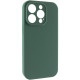 Чохол Silk Full Camera Protective (AA) NO LOGO для Apple iPhone 15 Pro  Зелений/Pine green