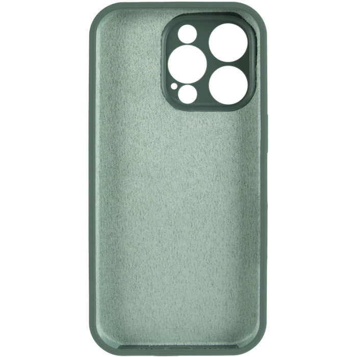 Чохол Silk Full Camera Protective (AA) NO LOGO для Apple iPhone 15 Pro  Зелений/Pine green