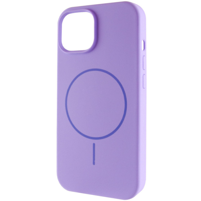 Чохол Silk Full Protective (AA) NO LOGO з Magnetic Fit для Apple iPhone 14  Бузковий/Dasheen