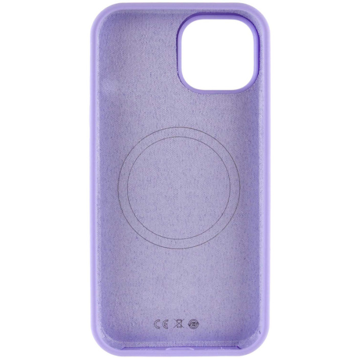Чохол Silk Full Protective (AA) NO LOGO з Magnetic Fit для Apple iPhone 14  Бузковий/Dasheen