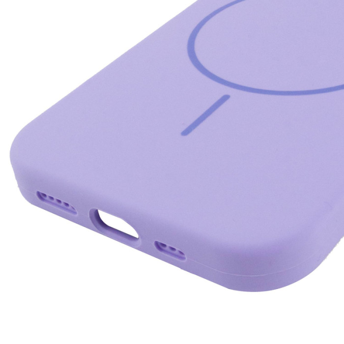 Чохол Silk Full Protective (AA) NO LOGO з Magnetic Fit для Apple iPhone 14  Бузковий/Dasheen