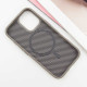 Чохол TPU+PC Carbon with MagSafe для Apple iPhone 16  Grey