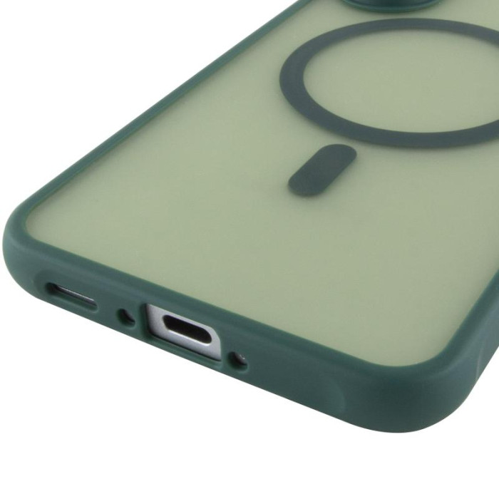 Чохол TPU Bloom with MagSafe для Samsung Galaxy A35 Green