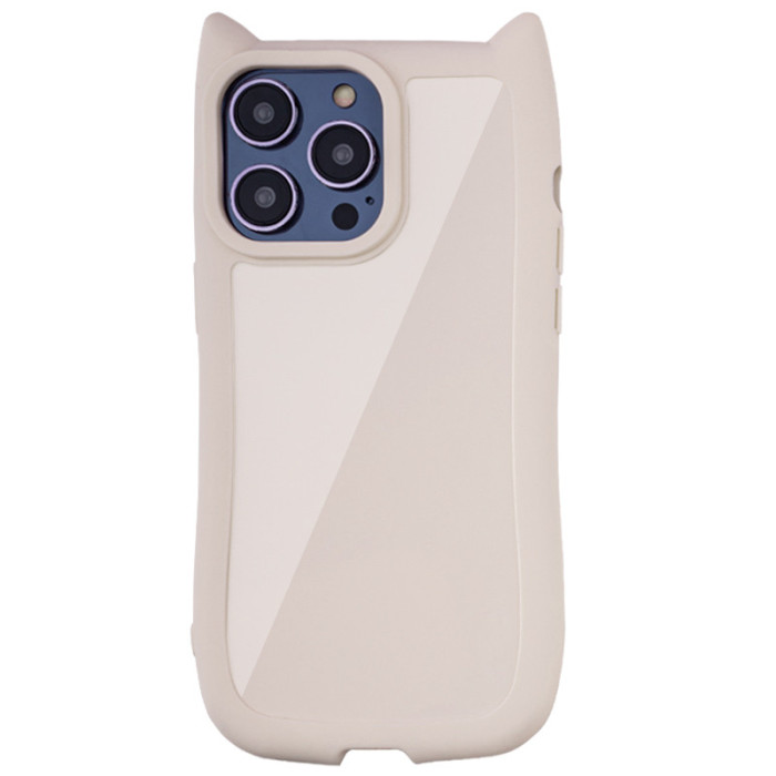 Чохол TPU Cat для Apple iPhone 13 Pro  Antique White