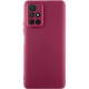 Чохол TPU GETMAN Liquid Silk Full Camera для Xiaomi Redmi 10 Бордовий/Marsala