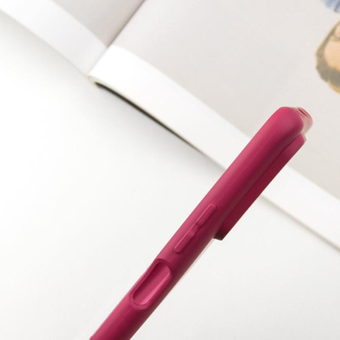 Чохол TPU GETMAN Liquid Silk Full Camera для Xiaomi Redmi 10 Бордовий/Marsala