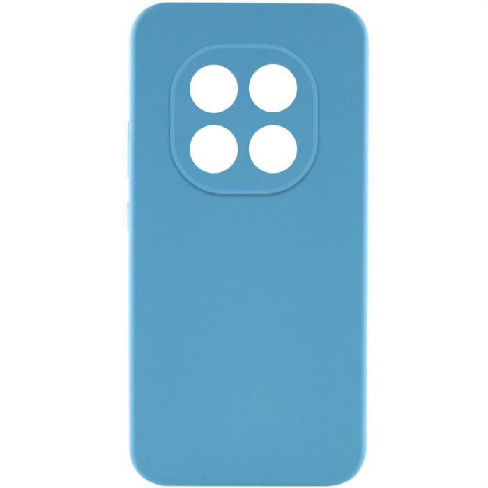 Чохол TPU GETMAN Liquid Silk Full Camera для Xiaomi Redmi Note 14 Pro 4G Блакитний/Blue