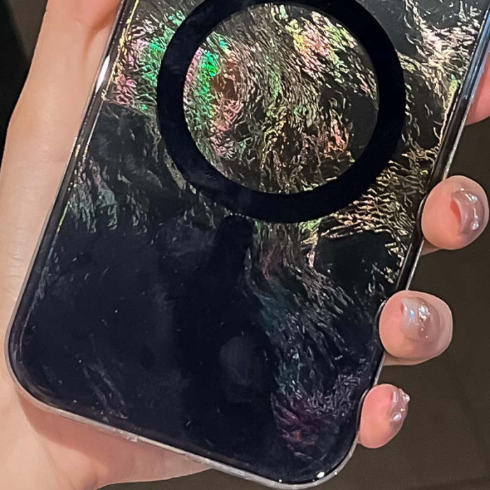 Чохол TPU Shiny Mountain (MagFit) для Apple iPhone 16e  Black