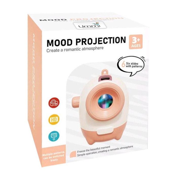 Дитячий проектор-світильник ME-236 Mood Pink/White