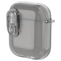 Футляр TPU Colorful для навушників Airpods 1/2 Black  (ITS-L-00000079142_1)