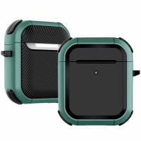 Футляр протиударний Black ed. для навушників Airpods 1/2 Apple Green  (ITS-L-00000079161_3)