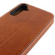 Шкіряний чохол-книжка Belora для Samsung Galaxy A37 5G Brown