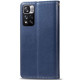 Шкіряний чохол-книжка GETMAN Gallant (PU) для Xiaomi Redmi Note 11 Pro 4G/5G/12 Pro 4G Синій