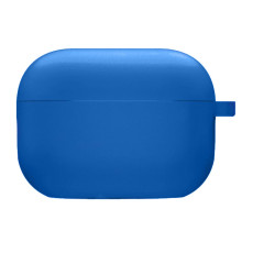 Силіконовий футляр з мікрофіброю для навушників Airpods Pro 2/Pro Синій/Royal blue