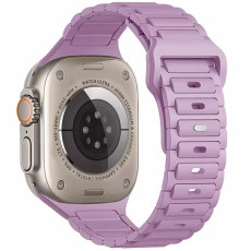 Силіконовий ремінець Defense для Apple Watch 38/40/41/42mm(ser.10) (140-190mm) Purple  (ITS-L-00000085210_4)
