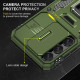 Ударостійкий чохол Camshield Army Ring для Samsung Galaxy S21 Оливковий/Army Green