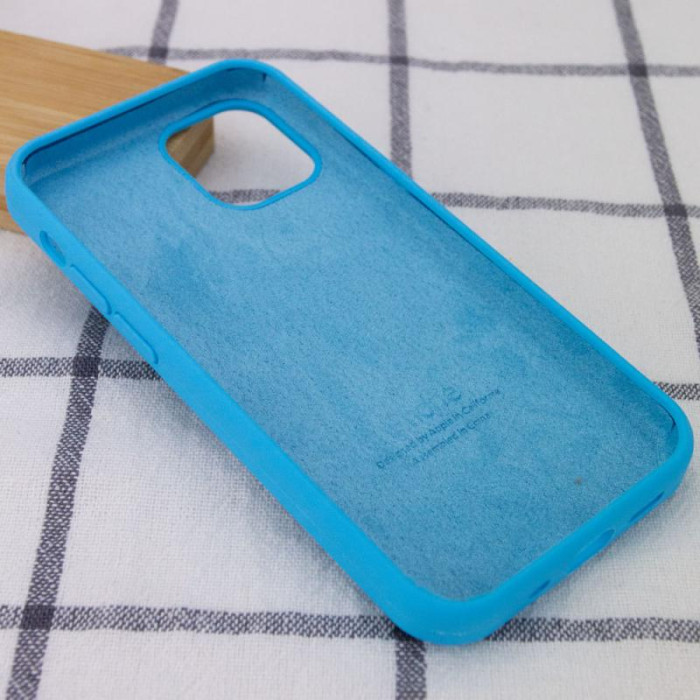 Чохол Silicone Case Full Protective (AA) для Apple iPhone 15 Plus Блакитний/Blue