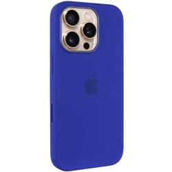 Чохол Silicone case (AAA) with Magsafe and Animation (button) для Apple iPhone 16 Pro (6.3') Ultramarine  (ITS-L-00000076346_8)