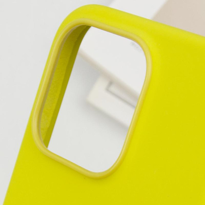 Чохол Silicone case (AAA) with Magsafe and Animation (button) для Apple iPhone 16 Pro Max (6.9') Star Fruit