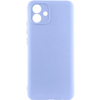 Чохол TPU GETMAN Liquid Silk Full Camera для Samsung Galaxy A05 Бузковий/Light purple