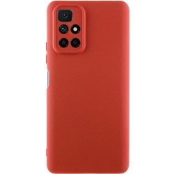 Чохол TPU GETMAN Liquid Silk Full Camera для Xiaomi Redmi 10 Червоний/Dark Red  (ITS-L-00000073797_19)