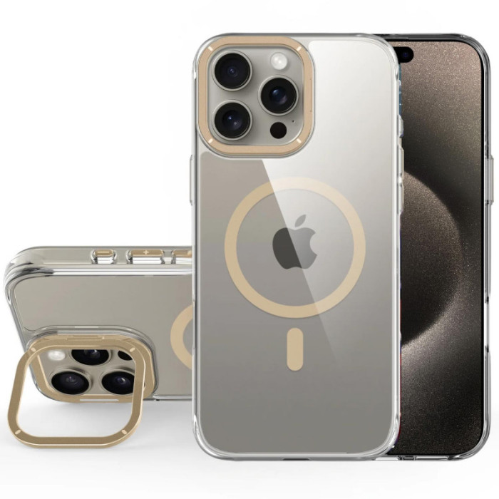 Чохол TPU Space Case Apex with MagSafe для Apple iPhone 15 Pro  Gold