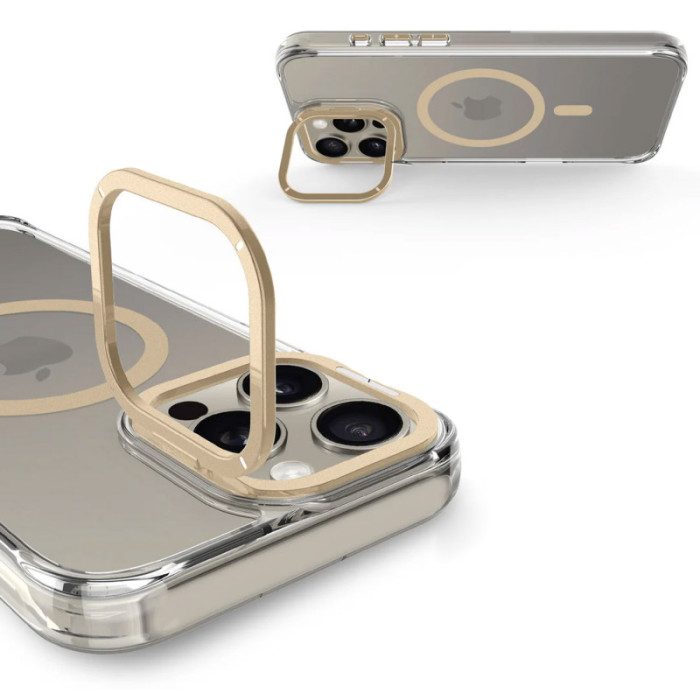 Чохол TPU Space Case Apex with MagSafe для Apple iPhone 15 Pro  Gold