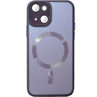Чохол TPU+Glass Sapphire Midnight with MagSafe для Apple iPhone 15 Plus Фіолетовий/Deep Purple  (ITS-L-00000066640_9)