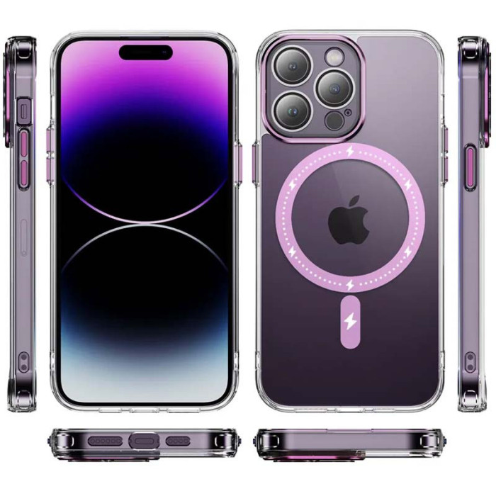 Чохол TPU+PC Colorful with MagSafe для Apple iPhone 14 Pro
