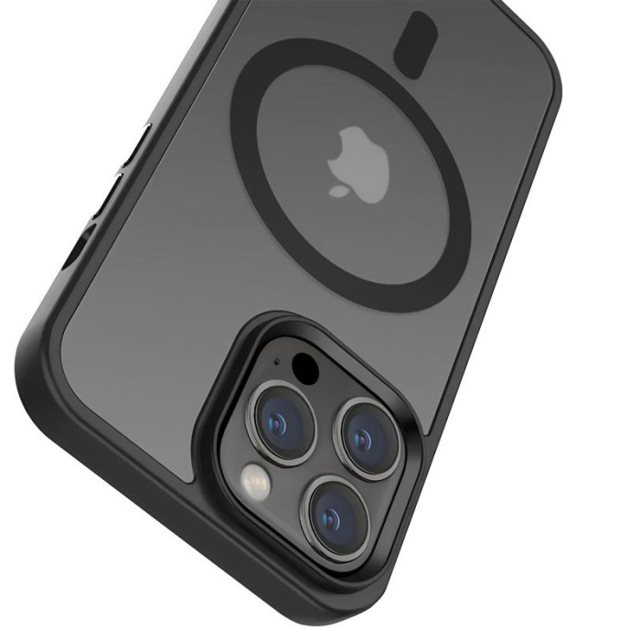 Чохол Ummi Colorful with MagSafe для Apple iPhone 16 Pro (6.3') Чорний/Black