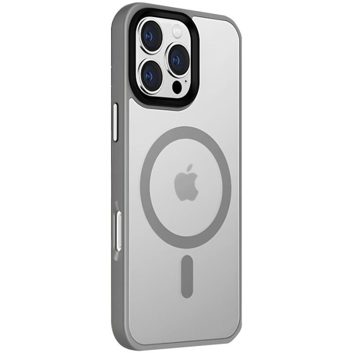 Чохол Ummi Colorful with MagSafe для Apple iPhone 16 Pro Max (6.9') Сірий/Grey