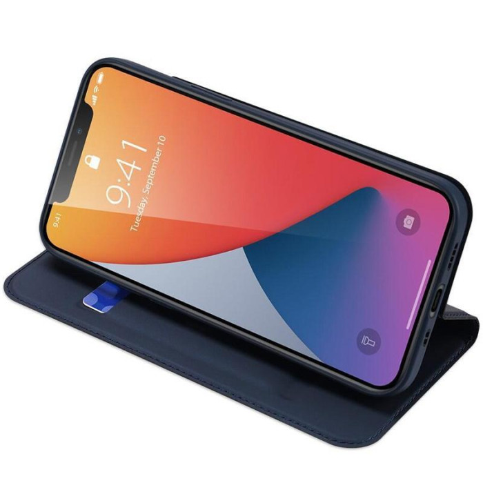 Чохол-книжка Dux Ducis з кишенею для візиток для Apple iPhone 13 Pro  Синій