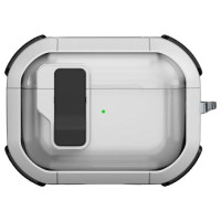 Футляр протиударний Locking Button для навушників Airpods Pro White  (ITS-L-00000079159_7)