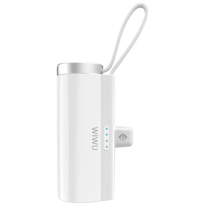 Портативное ЗУ Power Bank WIWU W026 2 in 1 Type-C с беспроводным зарядным устройством For Apple Watch 15W 5000 mAh