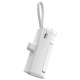 Портативное ЗУ Power Bank WIWU W026 2 in 1 Type-C с беспроводным зарядным устройством For Apple Watch 15W 5000 mAh