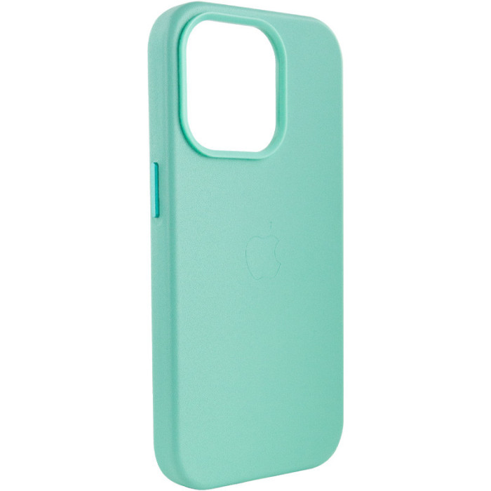Шкіряний чохол Leather Case (AA Plus) with MagSafe для iPhone 14 Pro Max