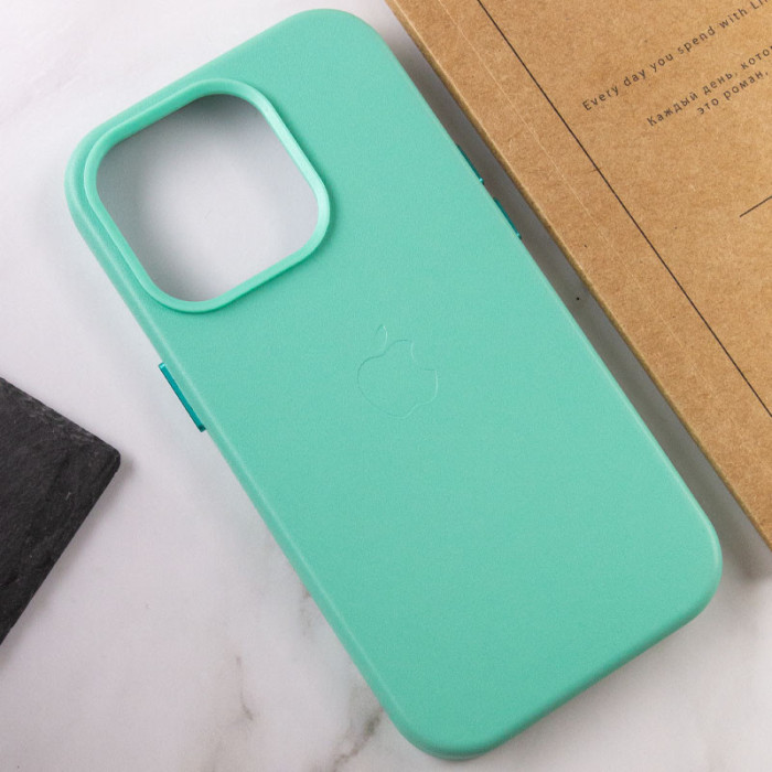 Шкіряний чохол Leather Case (AA Plus) with MagSafe для iPhone 14 Pro Max