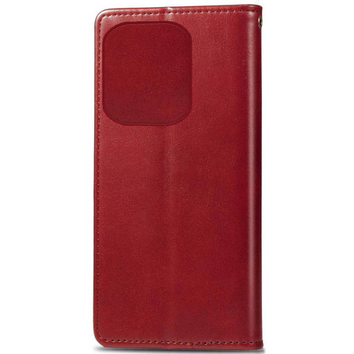 Шкіряний чохол-книжка GETMAN Gallant (PU) для TECNO Spark 10 Pro Червоний  (ITS-L-00000065476_3)