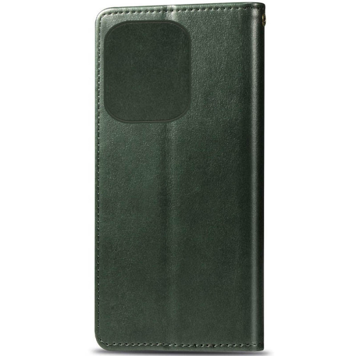 Шкіряний чохол-книжка GETMAN Gallant (PU) для TECNO Spark 10 Pro Зелений  (ITS-L-00000065476_1)