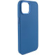 TPU чохол Bonbon Metal Style для Apple iPhone 14 Plus Синій/Denim Blue