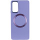 TPU чохол Bonbon Metal Style with MagSafe для Samsung Galaxy S24+ Бузковий/Dasheen  (ITS-L-00000068648_10)