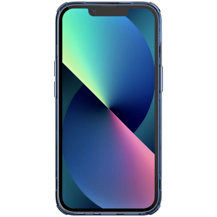 TPU чохол Nillkin Nature Pro Magnetic для Apple iPhone 15 Plus Синій (прозорий)