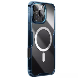 TPU чохол Nillkin Nature Pro Magnetic для Apple iPhone 16 Pro (6.3') Синій (прозорий)  (ITS-L-00000074522_2)