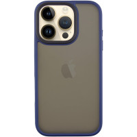 TPU+PC чохол Metal Buttons для Apple iPhone 16 Pro Max (6.9') Синій/Navy Blue  (ITS-L-00000073090_7)