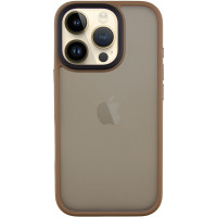 TPU+PC чохол Metal Buttons для Apple iPhone 16 Pro Max (6.9') Золотий/Gold  (ITS-L-00000073090_6)