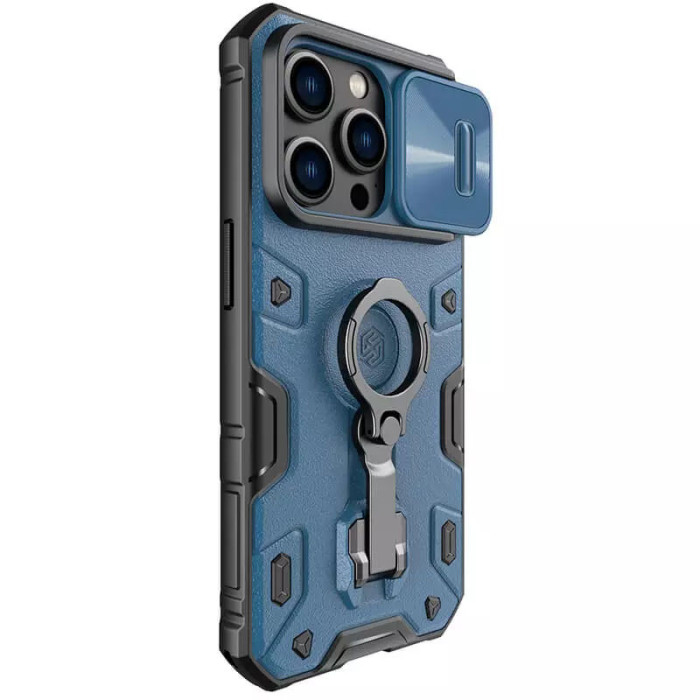 TPU+PC чохол Nillkin CamShield Armor Pro no logo (шторка на камеру) для Apple iPhone 14 Pro Max