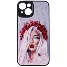 TPU+PC чохол Prisma Ladies для Apple iPhone 14  Ukrainian Girl