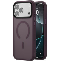 TPU+PC чохол Blueo Skin Friendly Frosted з Magnetic Fit для Apple iPhone 17 Pro/18 Pro (6.3') Бордовий/Deep Cherry