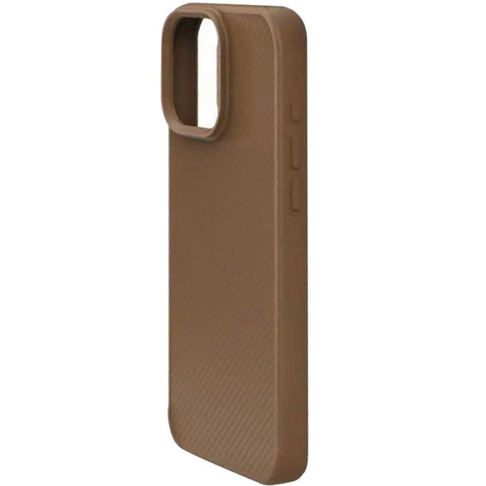 TPU чохол Carbon Protective with Magsafe для Apple iPhone 14 Pro  Coffee